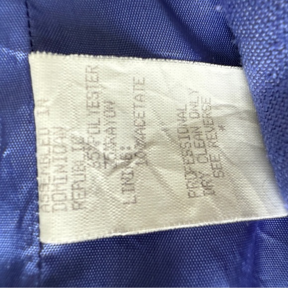 Vintage Jacket | Worthington Blue Double-Breasted Blazer | Size 10 - Picture 10 of 10